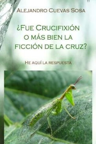 Cover of ?Fue crucifixion o mas bien la ficcion de la cruz?