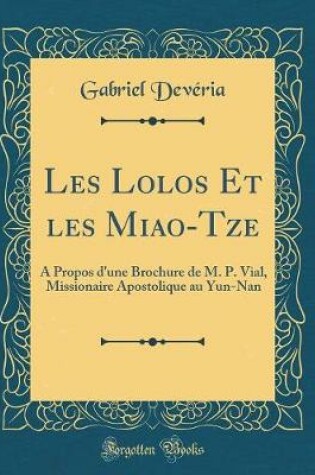 Cover of Les Lolos Et Les Miao-Tze