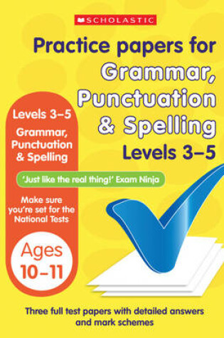 Cover of Grammar, Punctuation and Spelling Levels 3-5