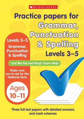 Book cover for Grammar, Punctuation and Spelling Levels 3-5