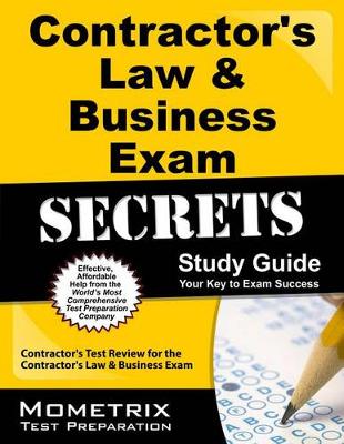 Cover of Contractor's Law & Business Exam Secrets Study Guide