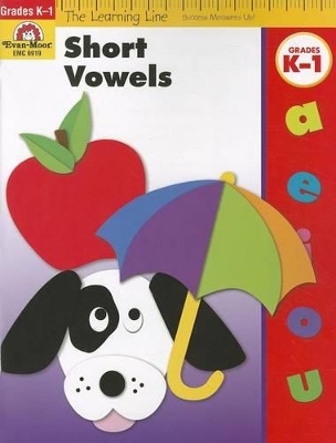 Book cover for Learning Line: Short Vowels, Kindergarten - Grade 1 Workbook