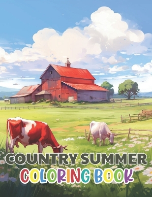 Book cover for Country Summer Coloring Book