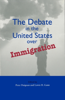 Book cover for The Debate in the United States over Immigration