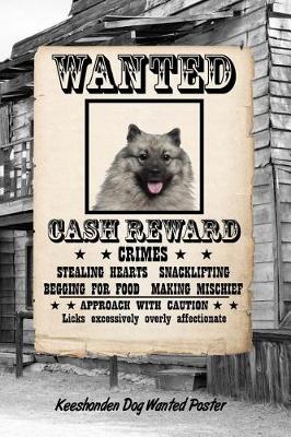 Book cover for Keeshonden Dog Wanted Poster