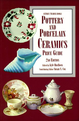 Book cover for Antique Trader Books Pottery and Porcelain Ceramics Price Guide