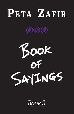 Book cover for Book of Sayings Book 3