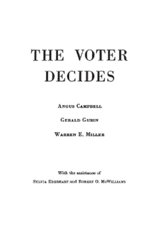 Cover of The Voter Decides