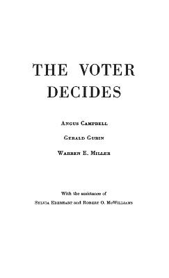 Book cover for The Voter Decides