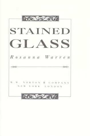 Book cover for STAINED GLASS  CL (WARREN)