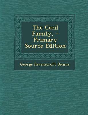 Book cover for The Cecil Family,
