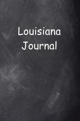 Book cover for Louisiana Journal Chalkboard Design