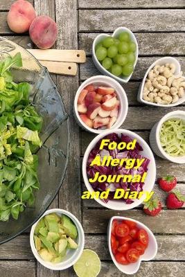 Book cover for Food Allergy Journal and Diary