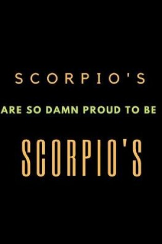 Cover of Scorpio's Birthday Unique Gift