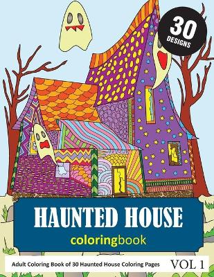 Book cover for Haunted House Coloring Book