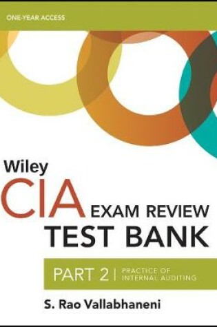Cover of Wiley CIA Test Bank 2021
