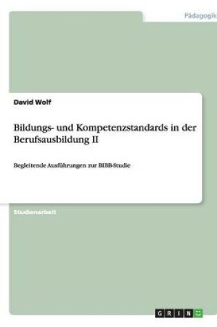 Cover of Bildungs- und Kompetenzstandards in der Berufsausbildung II