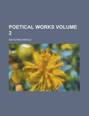 Book cover for Poetical Works Volume 2
