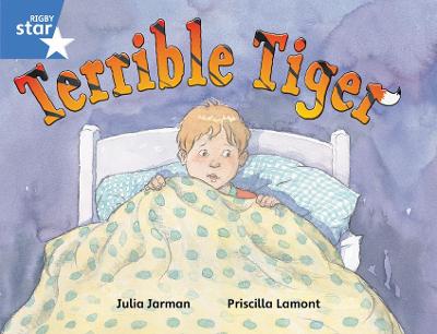 Book cover for Rigby Star Guided 1 Blue Level: Terrible Tiger Pupil Book (single)