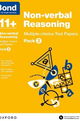 Cover of Bond 11+: Non-verbal Reasoning: Multiple-choice Test Papers: For 11+ GL assessment and Entrance Exams