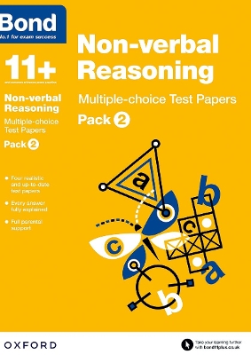 Book cover for Bond 11+: Non-verbal Reasoning: Multiple-choice Test Papers: For 11+ GL assessment and Entrance Exams