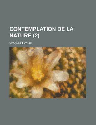 Book cover for Contemplation de La Nature (2 )