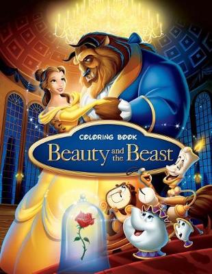 Book cover for Beauty and the Beast Coloring Book