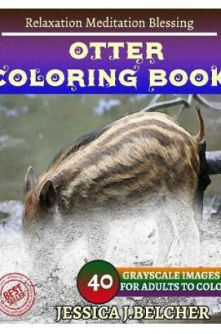 Cover of Otter Coloring Book for Adults Relaxation Meditation Blessing