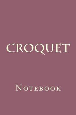 Book cover for Croquet