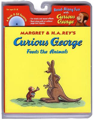 Book cover for Curious George Feeds the Animals Book & Cd