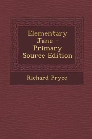 Cover of Elementary Jane