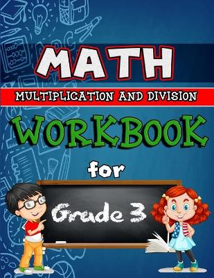 Book cover for Math Workbook for Grade 3 - Multiplication and Division - Color Edition