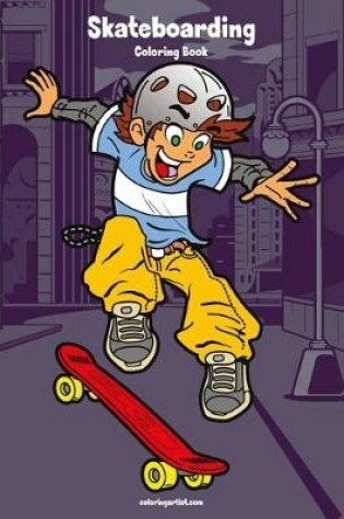 Cover of Skateboarding Coloring Book 1