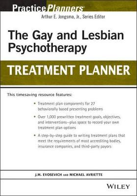 Book cover for The Gay and Lesbian Psychotherapy Treatment Planner