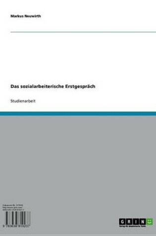 Cover of Das Sozialarbeiterische Erstgesprach