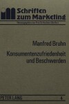 Book cover for Konsumentenzufriedenheit Und Beschwerden