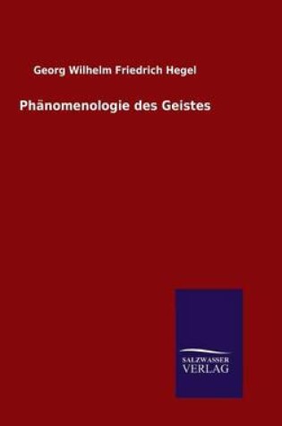 Cover of Phanomenologie des Geistes