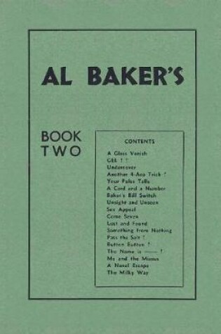 Cover of Al Baker's Book Two