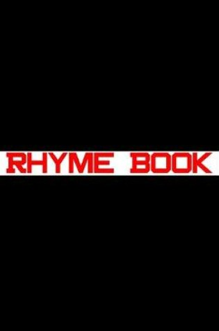 Cover of Rhyme Book