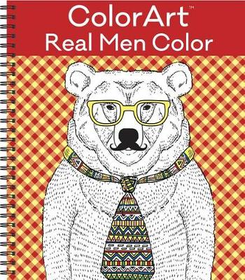 Book cover for Colorart Coloring Book - Real Men Color