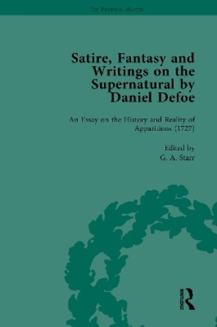 Cover of Satire, Fantasy and Writings on the Supernatural by Daniel Defoe, Part II vol 8