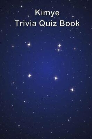Cover of Kimye Trivia Quiz Book