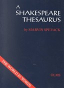 Cover of The Harvard Concordance to Shakespeare