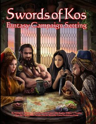 Book cover for Swords of Kos Fantasy Campaign Setting (Color)