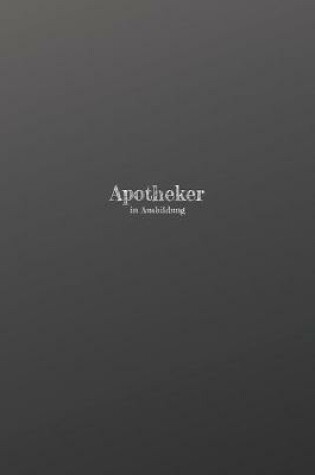 Cover of Apotheker in Ausbildung