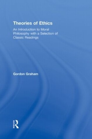 Cover of Theories of Ethics