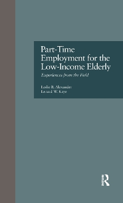 Book cover for Part-Time Employment for the Low-Income Elderly