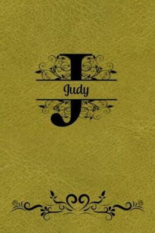 Cover of Split Letter Personalized Name Journal - Judy