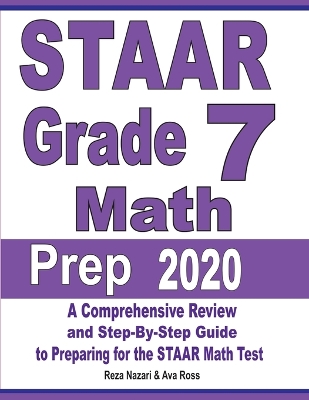 Book cover for STAAR Grade 7 Math Prep 2020