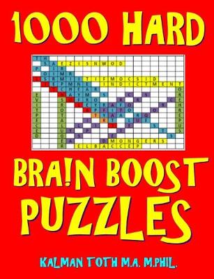 Book cover for 1000 Hard Bra!n Boost Puzzles